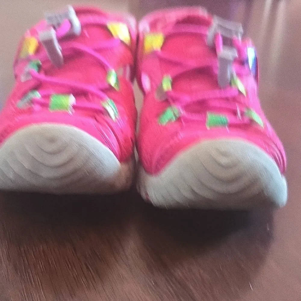 Vibrant Pink Kids Shoes